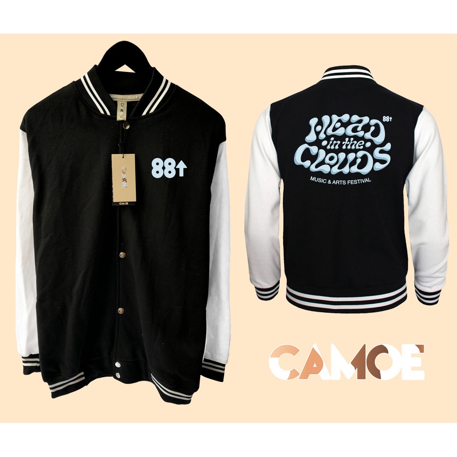 Jaket Baseball Varsity Head in the Clouds Festival Jakarta