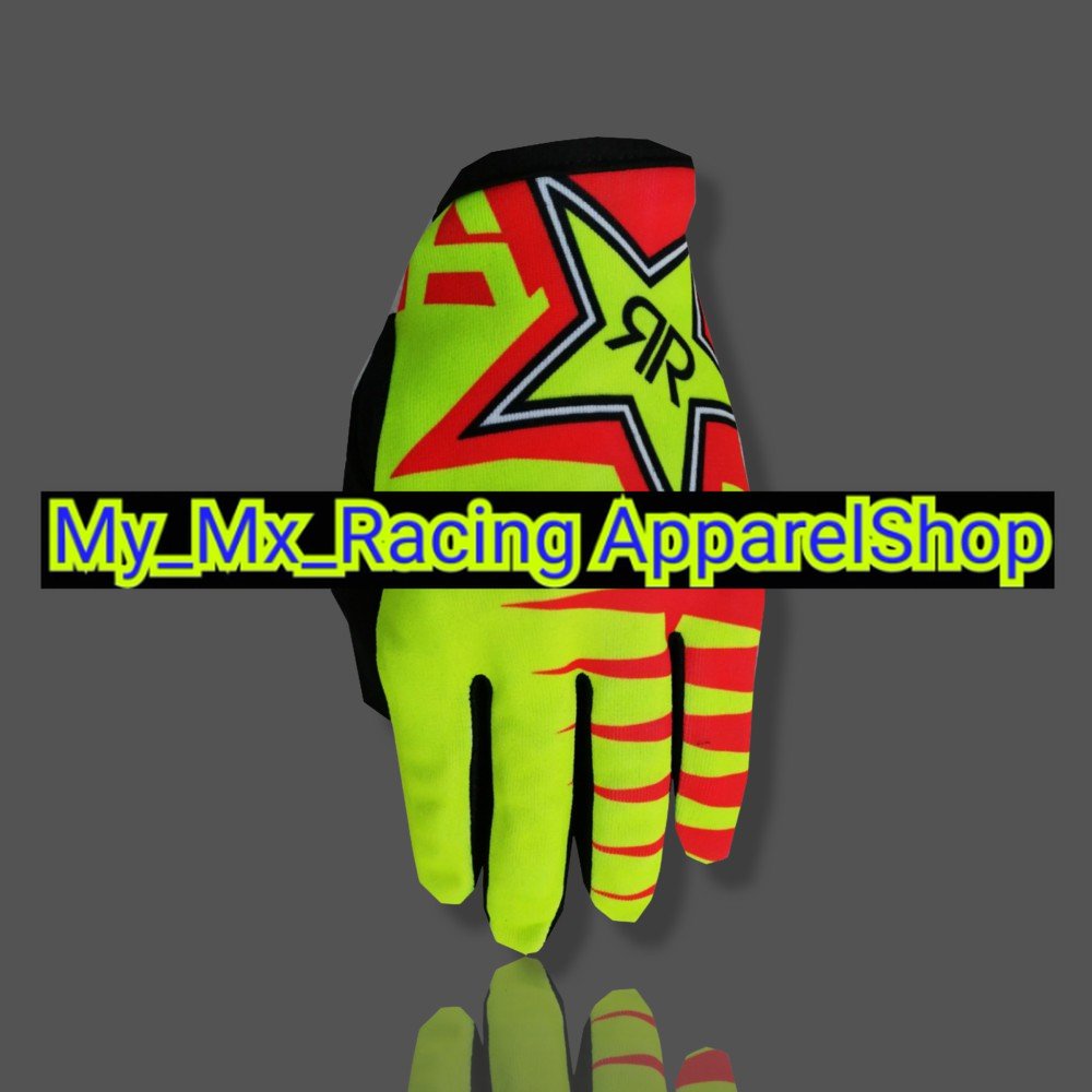 BISA COD Sarung Tangan Motocross - Sarung Tangan Trail - Sarung Tangan MX Motor Fullprint - 009