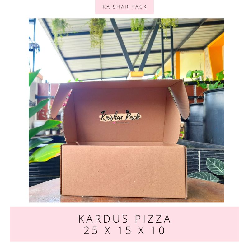 

KARDUS PACKING PIZZA 25X15X10 / PIECES