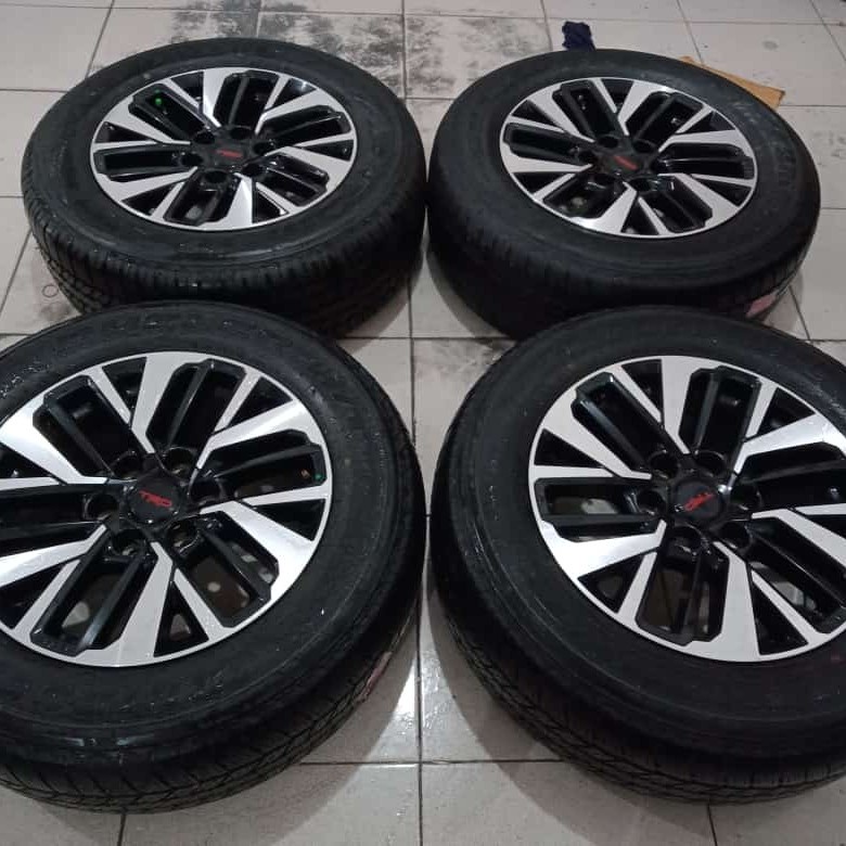 velg mobil ori copotan fortuner trd ring 18 pcd 6x139 + ban bs 265 60