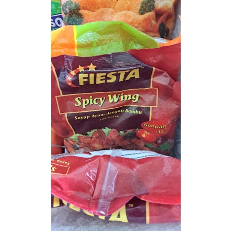 

fiesta spicy wings 500gr