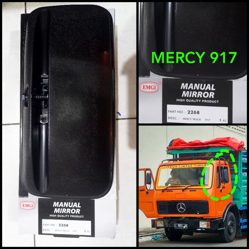 KACA SPION MERCY 917 RH=LH *emgi 2268