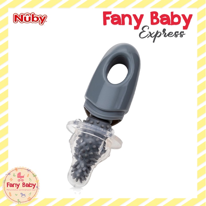 NUBY SILICONE BOTTLE &amp; NIPPLE BRUSH WITH STAND