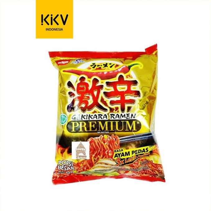 

KKV Nissin Gekikara Ramen Premium Mie Goreng Instan Ayam Pedas 121g