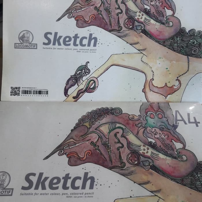 

Unik Buku Gambar A4 Sketchbook 150Gsm 25 Lembar Limited