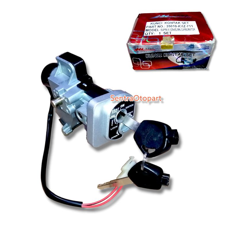 Kunci kontak set supra x 125 helm in karbu karburator kawa