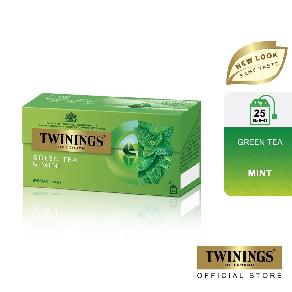 

9.9 Terlaris Twinings Teh Hijau Celup Rasa Green Tea Mint 1.5 g. Pack 25 Tea Bags !!!