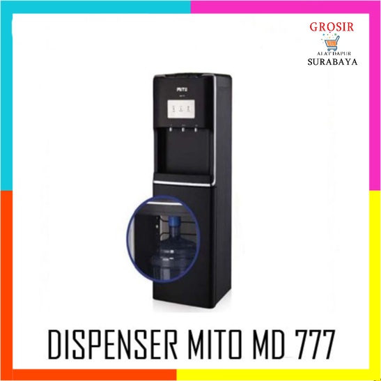 Jual DISPENSER MITO MD777 / Mito Water Dispenser Galon Bawah MD 777