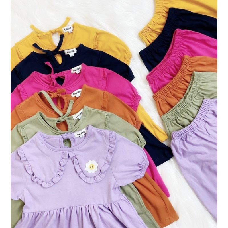 Setelan Anak Daisy Original Smilee Premium 1 - 5 Tahun ||  Oneset Kids Good Quality
