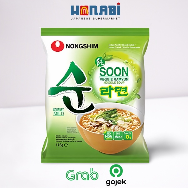 

Nongshim Soon Ramyun 112g - Vegan Vegetarian Ramen Made In Korea