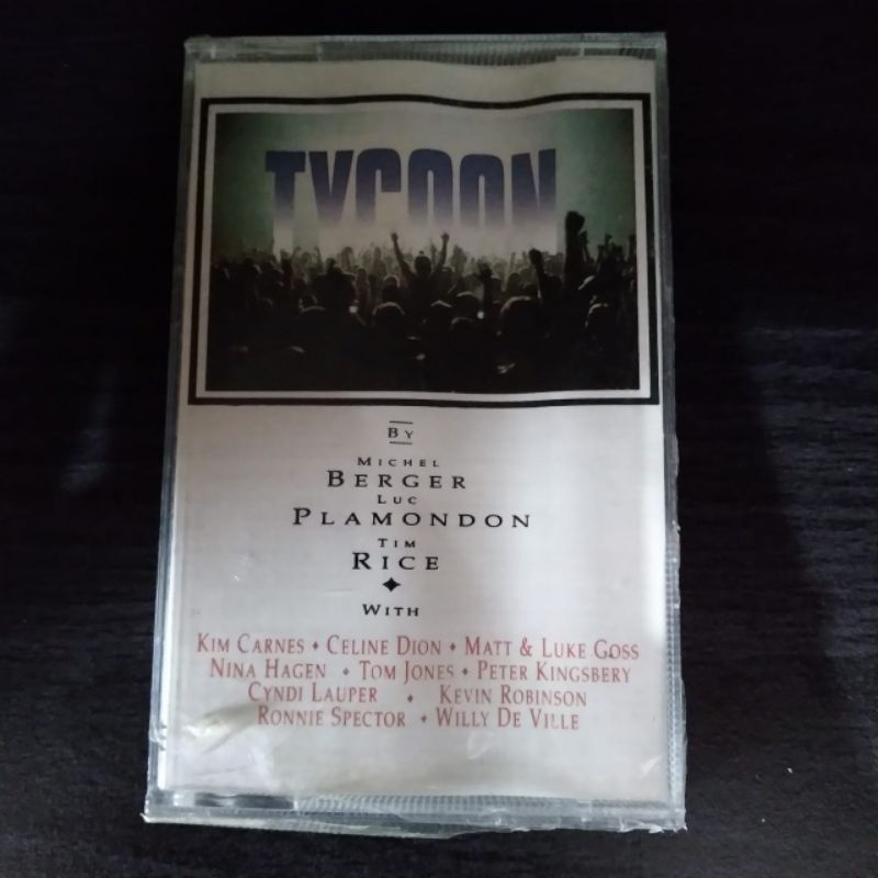 Kaset TYCOON - Celine Dion Tom Jones Cyndi Luper Kevin Robinson - SEGEL