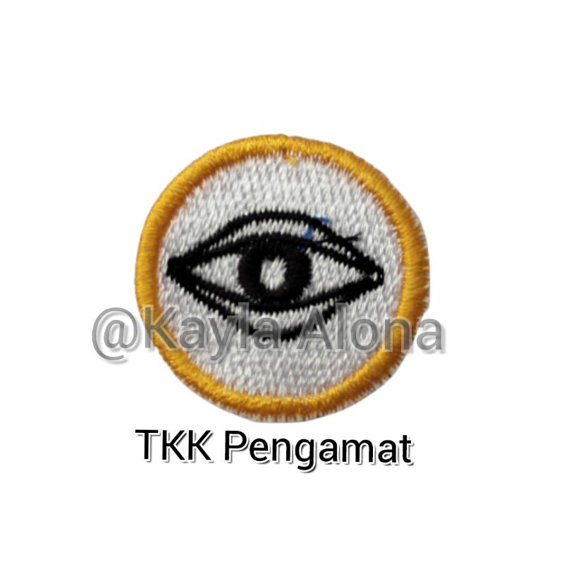 BET / BADGE TKK WAJIB PURWA PENEGAK ( 1 PAKET = ISI 10 TKK WAJIB )