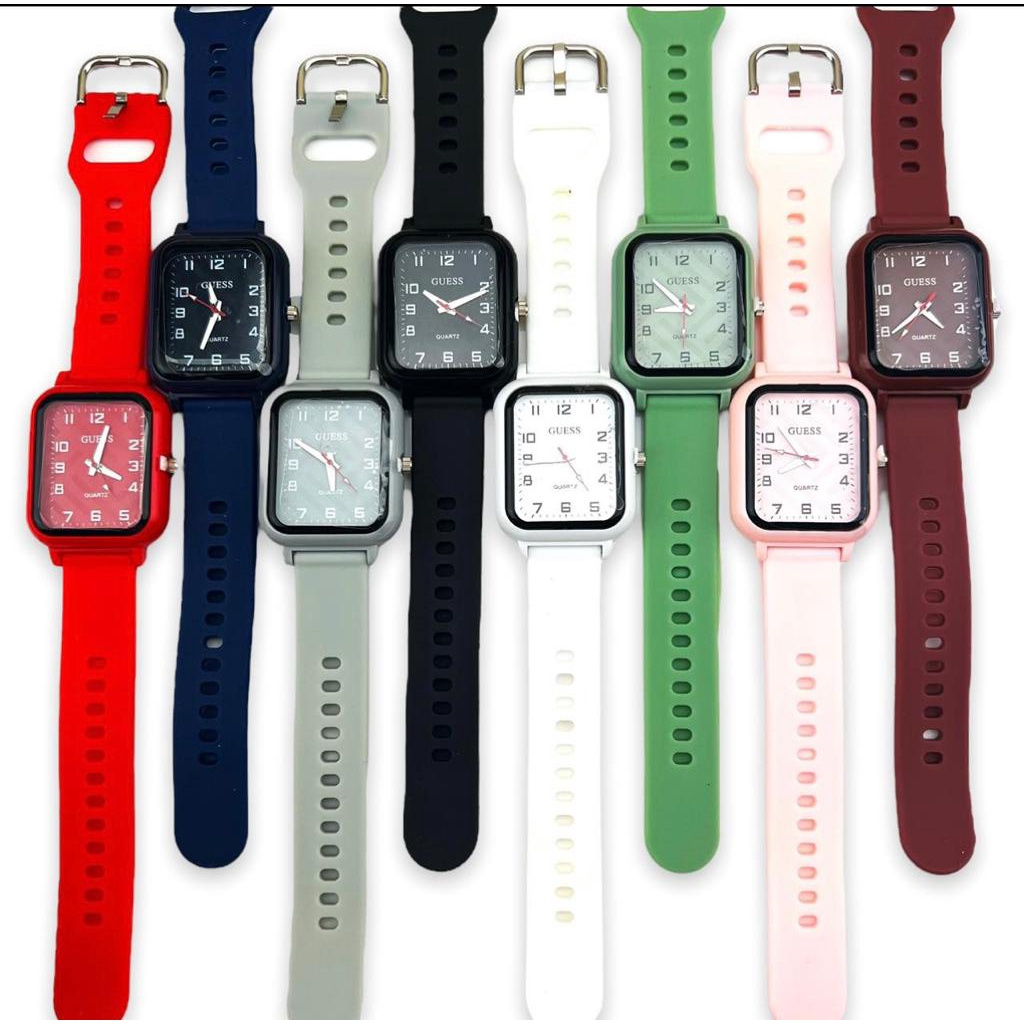 (SS) JAM TANGAN ANALOG WANITA CASUAL STRAP RUBBER G-113