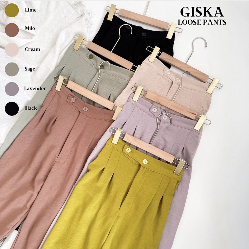 GISKA LOOSE PANTS C1