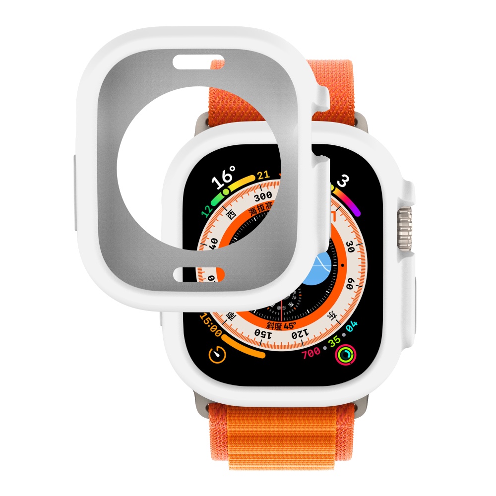 Hanya Berlaku Ke Seri8 Ultra 49mm Smartwatch TPU Protector Bumper Aksesoris Soft Colorful Silicone Matte Case (Tanpa Layar)