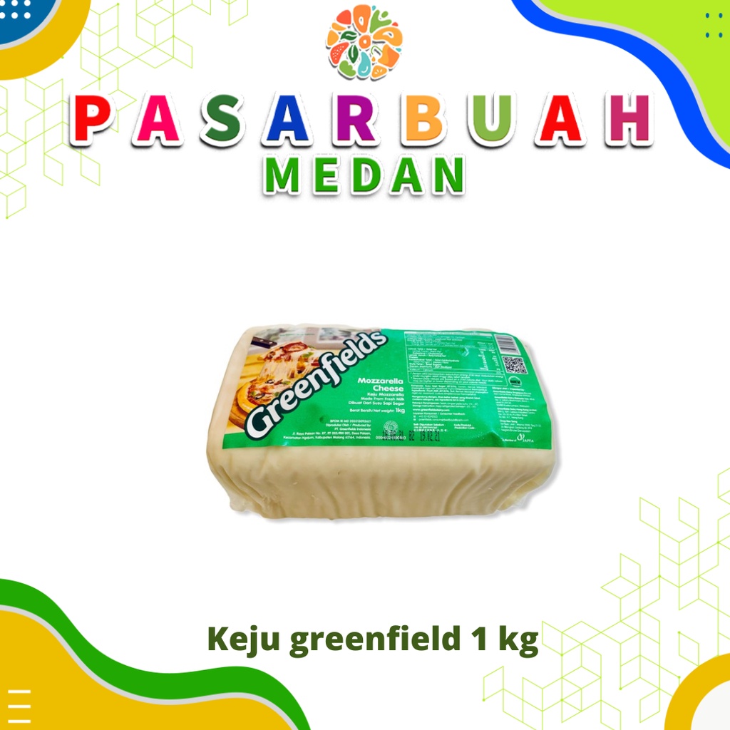 

Distributor Greenfilds Mozarella Cheese / Keju Mozarella 1 Kg - Pasar Buah Medan