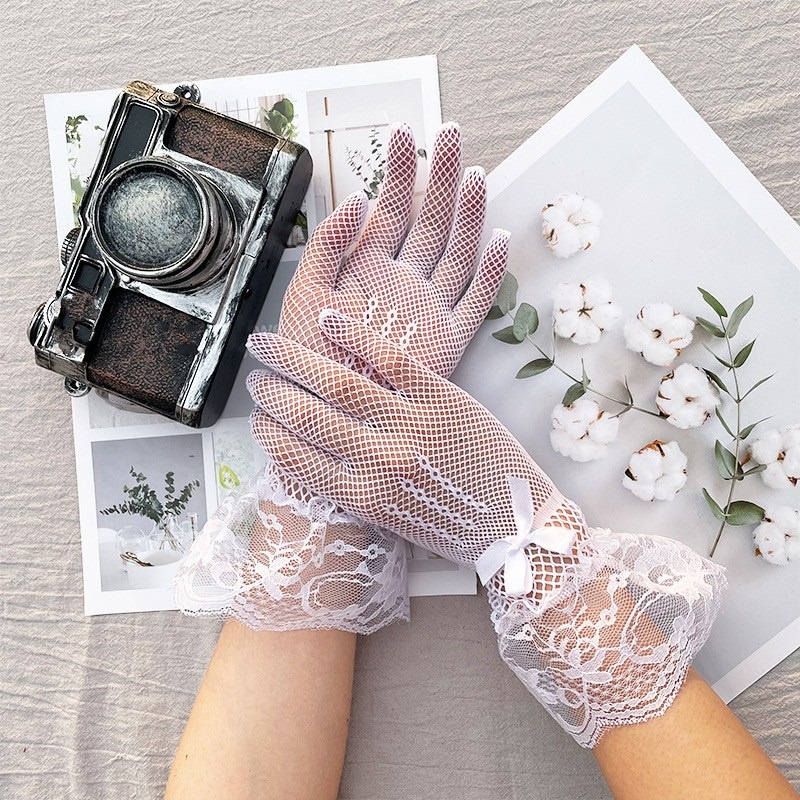 SR03 Sarung tangan pengantin pesta wedding gloves bridal gloves