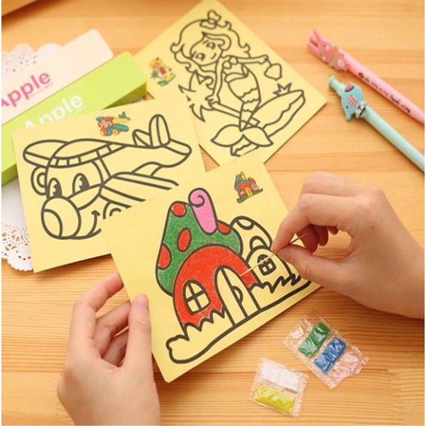 Mainan Anak Pasir Gambar Mewarnai / Mainan Mewarnai Anak