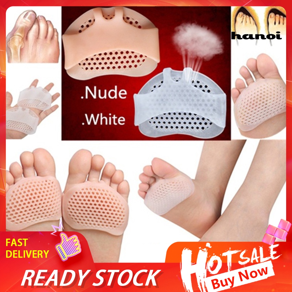 Hnx Pad Cushion Silikon Gel Pelindung Jari Kaki Depan Pereda Sakit Untuk Sepatu High Heels