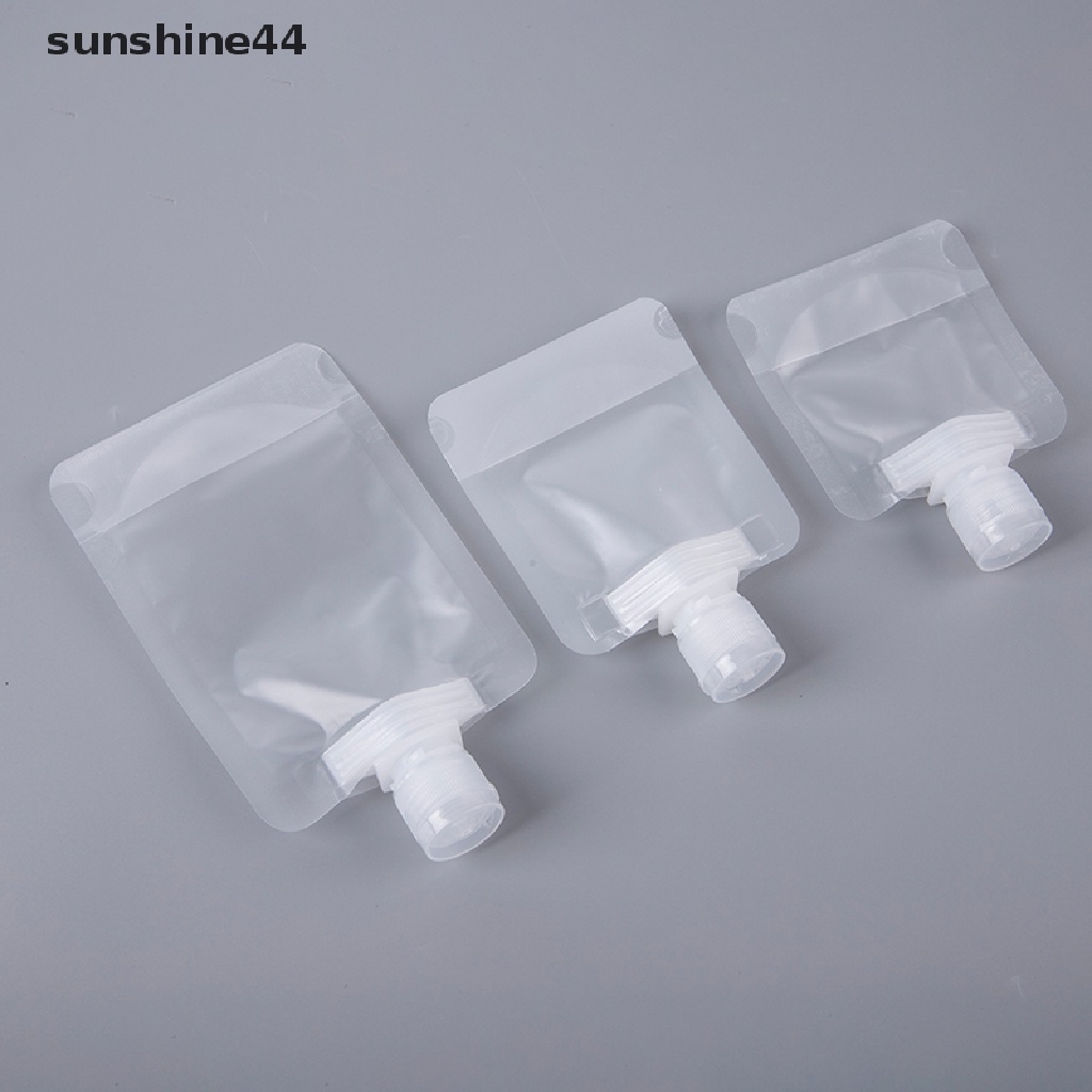 Sunshine 5pcs Botol Dispenser Lotion / Cairan Makeup Portable Untuk Travel