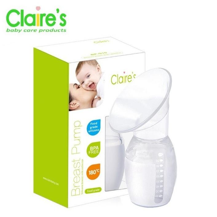 CLAIRE'S Silicone Breast Milk Collector BP-S10 Manual Pump