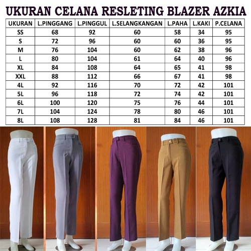 Blazer azkia warna telor asin setelan rok dan celana