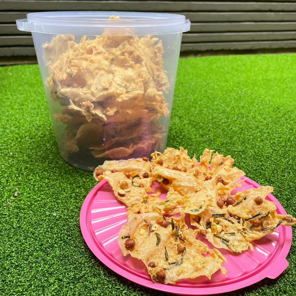 Peyek Kacang Renyah | Kemasan Toples 5Liter