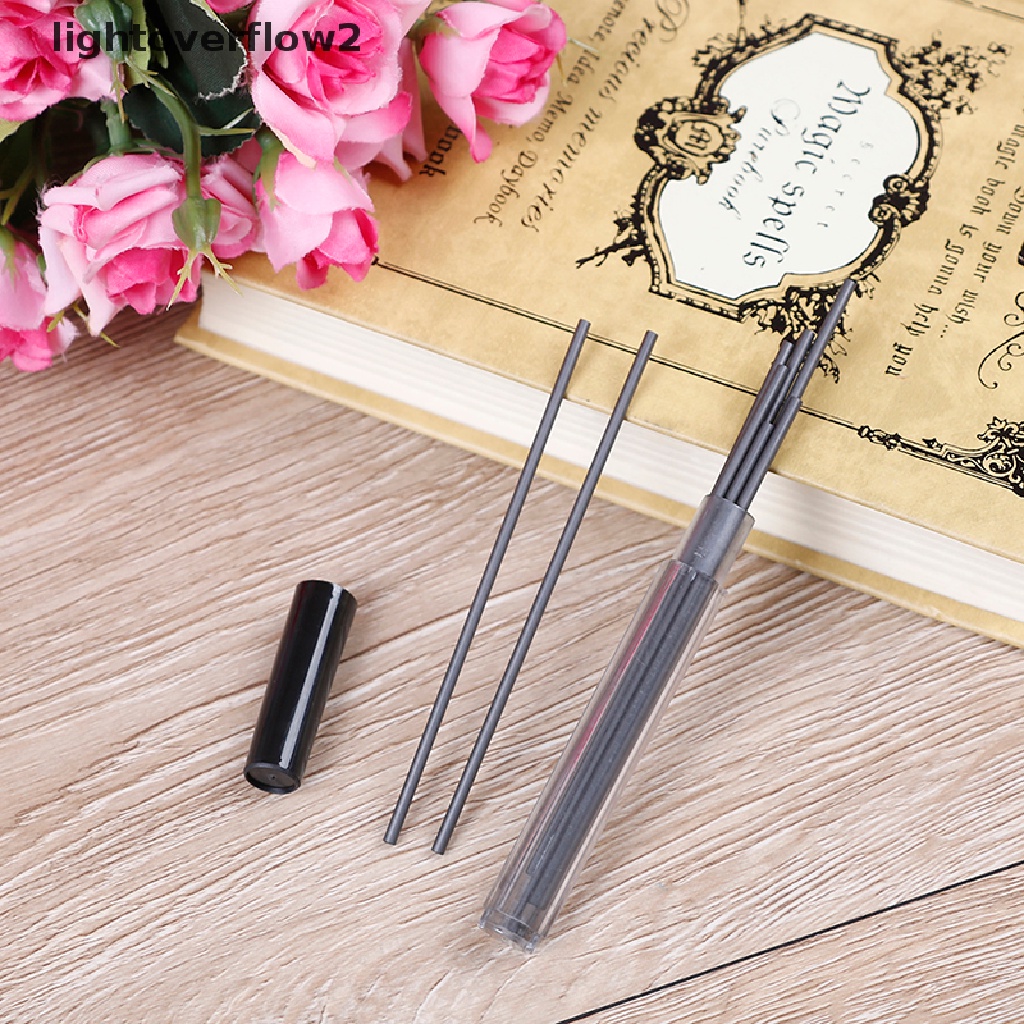 (lightoverflow2) 40pcs holder Pensil Mekanik 2B HB 2.0mm Warna Hitam  (ID) Buku Novel Dewasa Dalam Bahasa Mandarin