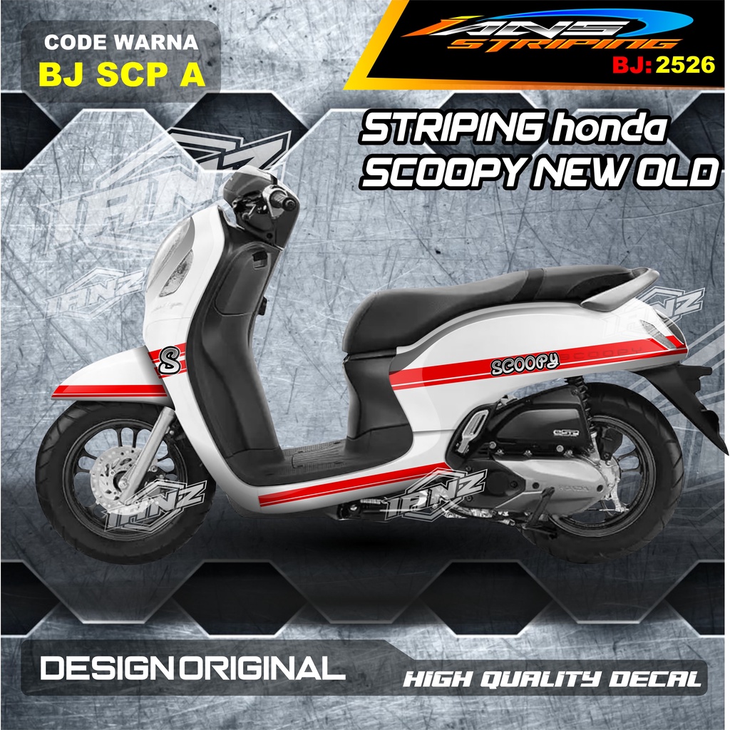 VARIASI STICKER HONDA SCOOPY FULL BODY / STICKER VARIASI SCOOPY TERBARU  / STICKER SCOOPY