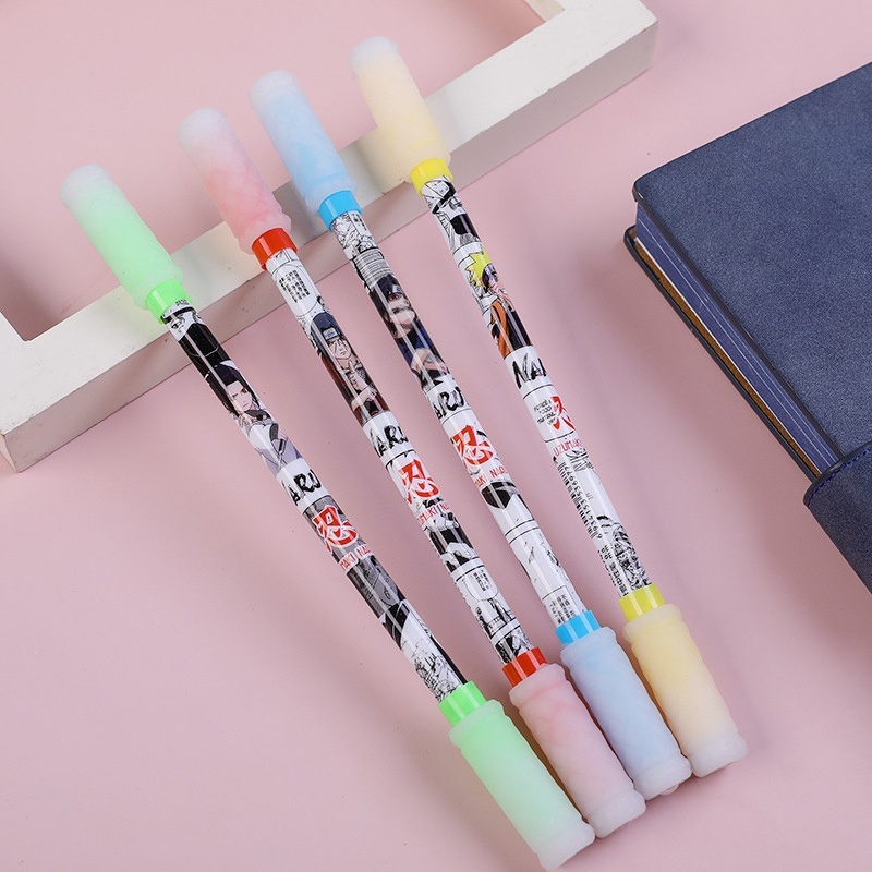 COD ❤️ Pen Puter Spinner Toys/ Spinning Pen/ Pulpen Putar Spinner/ Bolpoin Anti Slip Untuk Anak / Dewasa Anti Stress Rotating Pen Impor Harga Rendah-Bellamy's-New💥 G-Random
