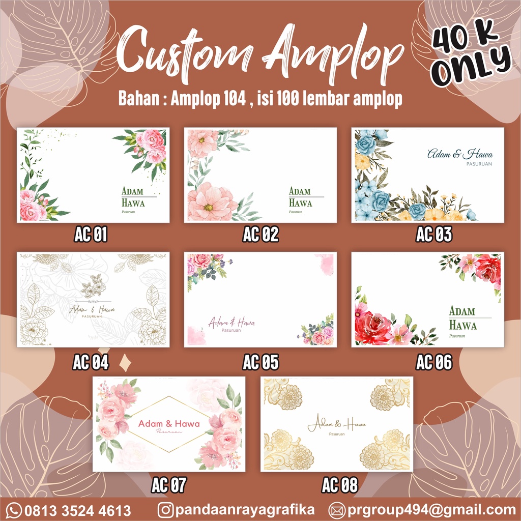 

Cetak Amplop Kondangan Custom