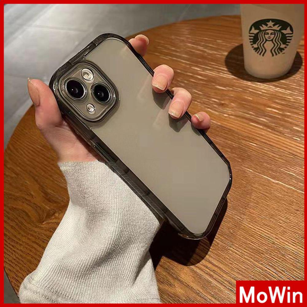 For iPhone 14 Pro Max iPhone Case TPU Soft Case Clear Case Airbag Shockproof Camera Cover Purple Black Compatible For iPhone 13 Pro Max 12 Pro Max 11 Pro Max XR 7Plus xs max