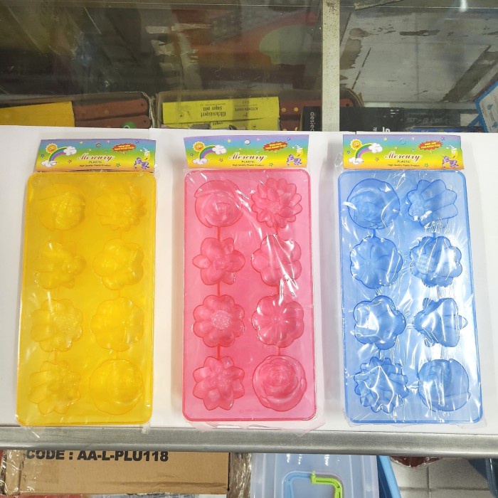 Cetakan Jelly Puding Agar-Agar Bunga 8 Motif harga per pcs