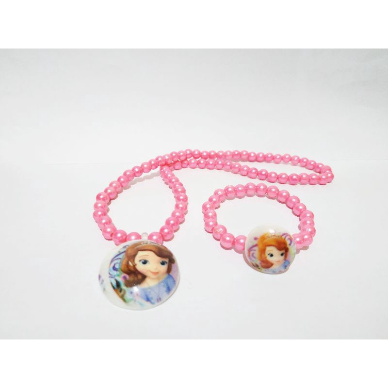 CPD06 Kalung Gelang Plastik Princess