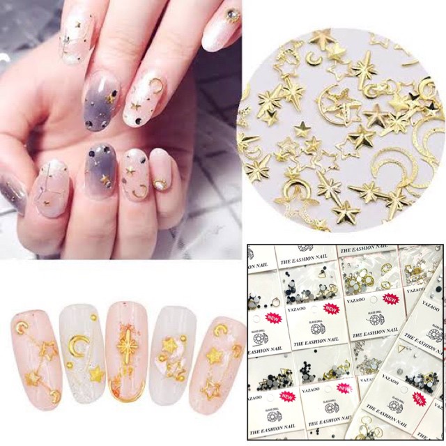 Topping kuku nail art sticker permata hiasan kuku topping resin topping glitter