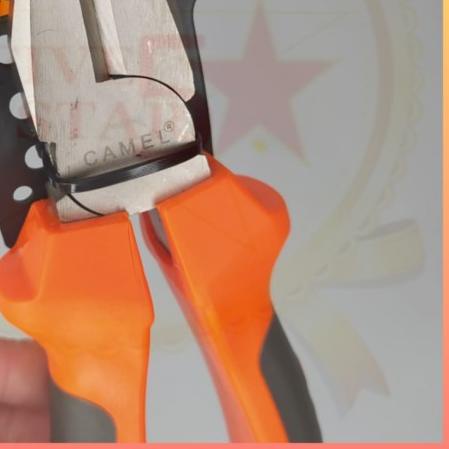 Tang Camel Tang Orange Kombinasi 6inch Tang Kombinasi 6" Tang Lurus