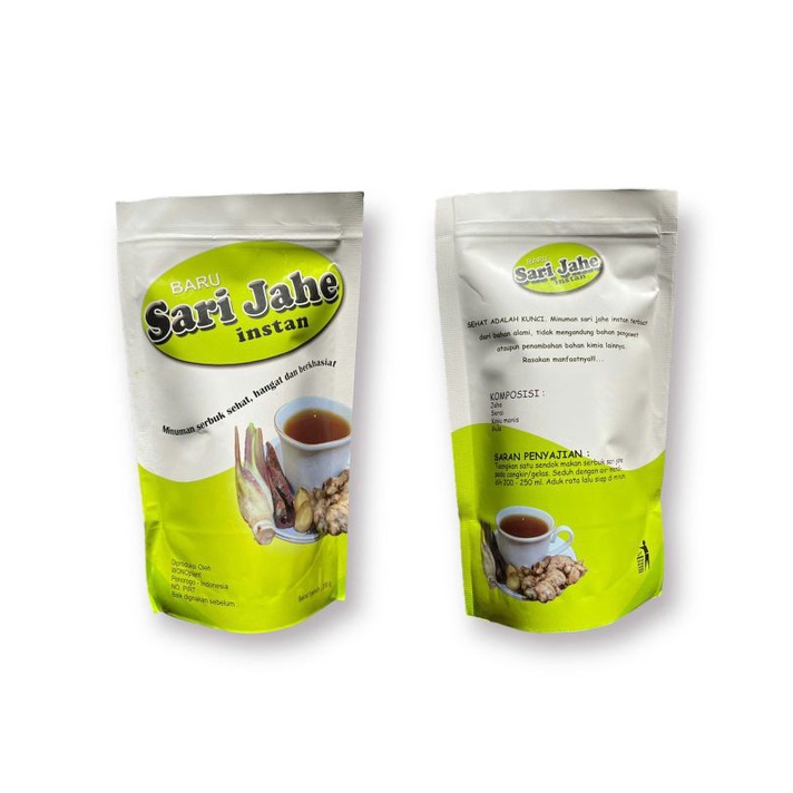 

Minuman Instan Serbuk Sari Jahe 200gr