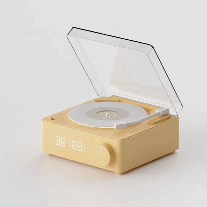 X11 jam alarm speaker multi-fungsi atom vinyl bluetooth speaker ponsel komputer desktop audio kecil