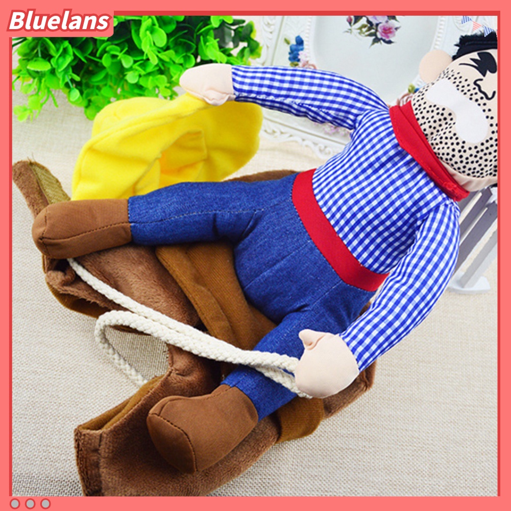 Kostum Cosplay Boneka Cowboy Knight Rider Untuk Anjing Peliharaan