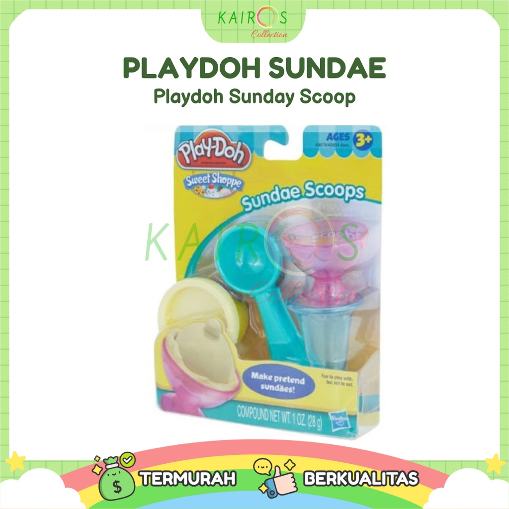 Playdoh Sundae Scoop Hasbro Murah