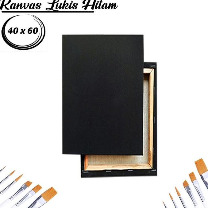 

KANVAS LUKIS HITAM 40 X 60 / CANVAS LUKIS FRAME 40 X 60 CM-SIAP PAKAI