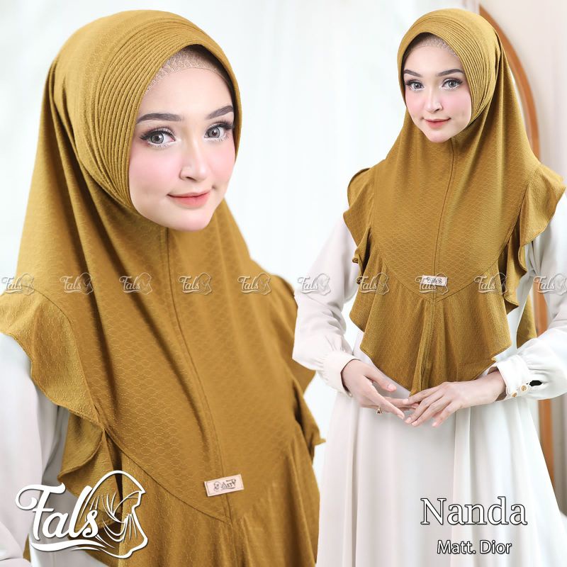 Jilbab Khimar Instan Nanda Ori Fals Hijab
