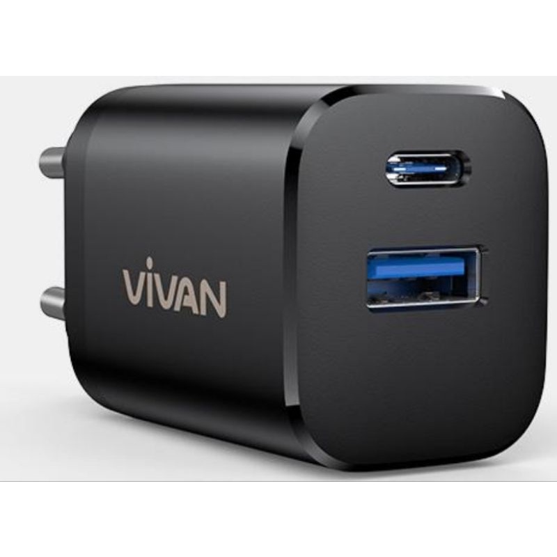 Charger Original VIVAN POWER SUPER 30 CASAN 3 A Quick  Charge 3.0 30 Watt 100% ORIGINAL BY VIVAN (VROFFSTORE)