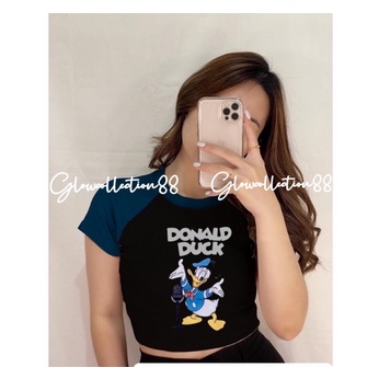 Crop Top Donalld Duck RIB (LD 80, P 36)