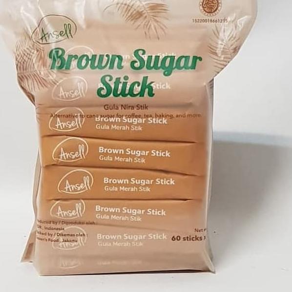 

Termurah ANSELL BROWN SUGAR STICK / GULA NIRA 60 STICKS @ 8 GR