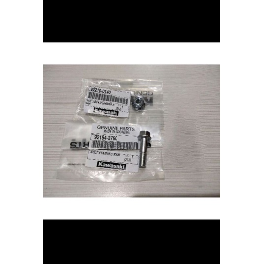 baut dan mur gear gir belakang KLX 150 original