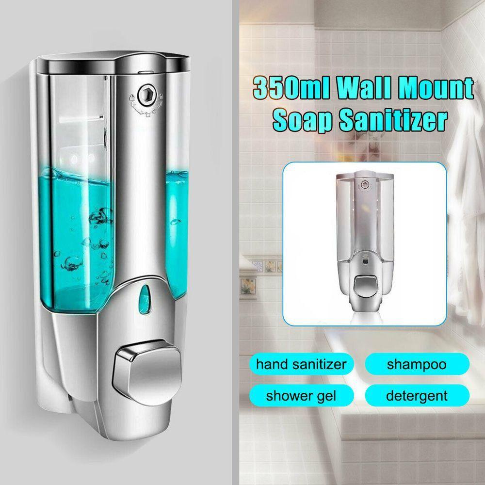 Populer Dispenser Sabun Cuci Tangan 350ml Shampoo Manual Pembersih Rumah Tangga Hand Sanitizer Perlengkapan Kamar Mandi Home &amp; Living