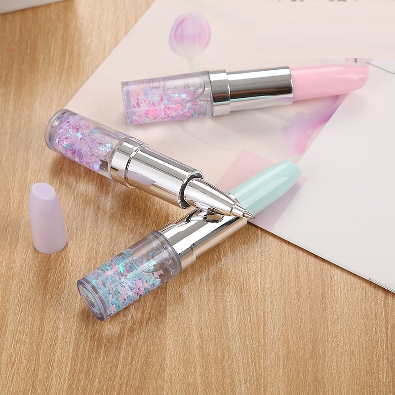 

4pcs Pena Pulpen Lipstick Glitter OSM-ST0051