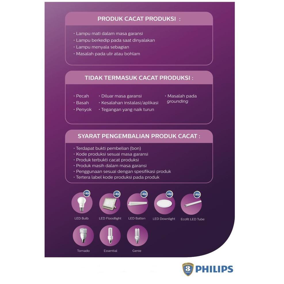 [BLN.18Oc22a] Lampu PHILIPS Downlight LED Meson Multipack 13W 125 Putih Kuning - Paket Bundling 13 W