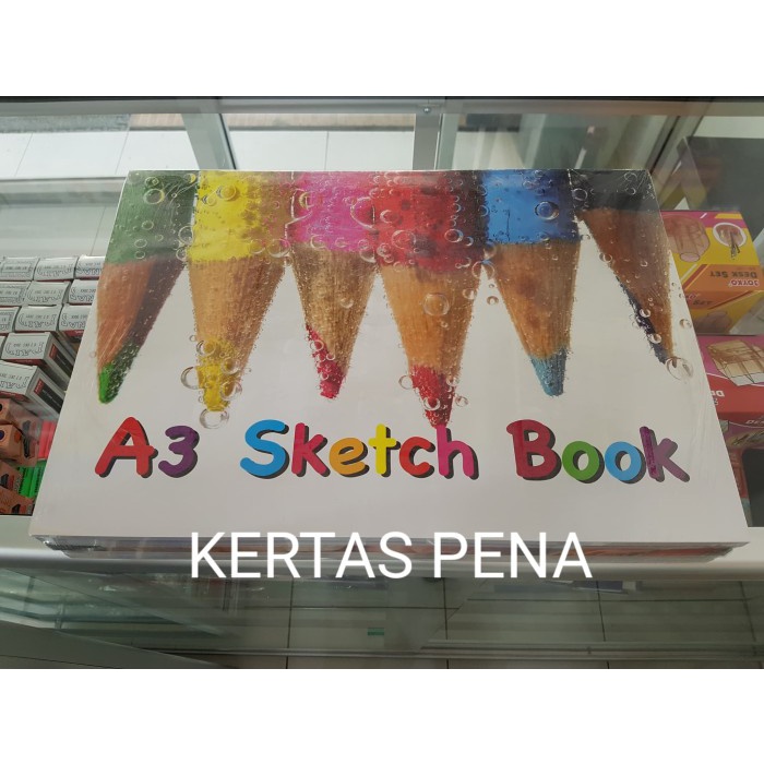 

Hemat Buku Sketch / Buku Gambar / Sketch Book A3 - Kiky Berkualitas